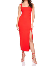 Susana Monaco - Angle Strap Slit Dress