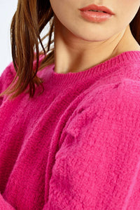 Molly Bracken - Structured Puff Sleeve Sweater