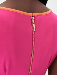 Joseph Ribkoff - sleeveless dress with belt