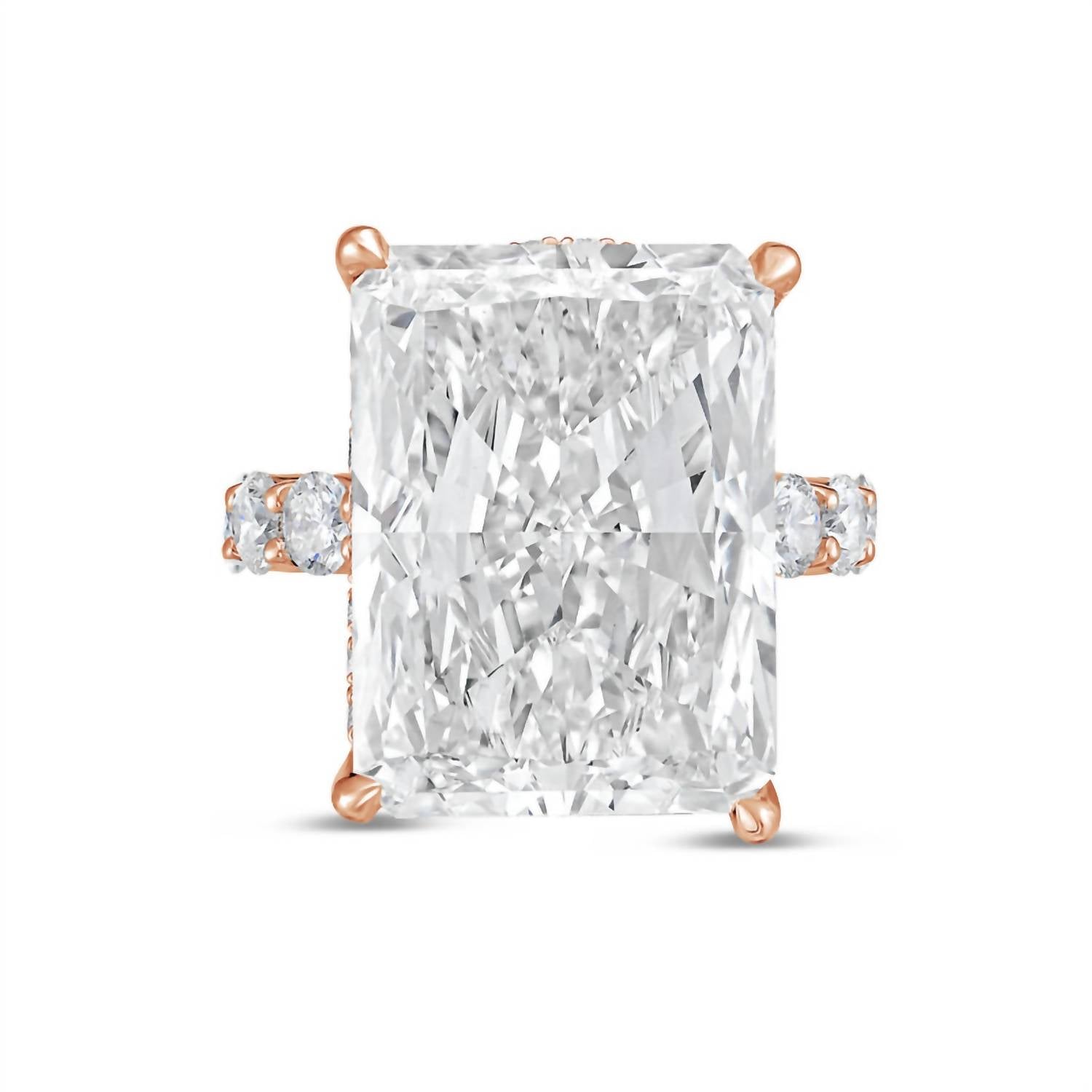 Diana M Jewels - Women's Radiant & Round Lab-Grown Diamond Fashion Ring (5.00 Ct) - Statement