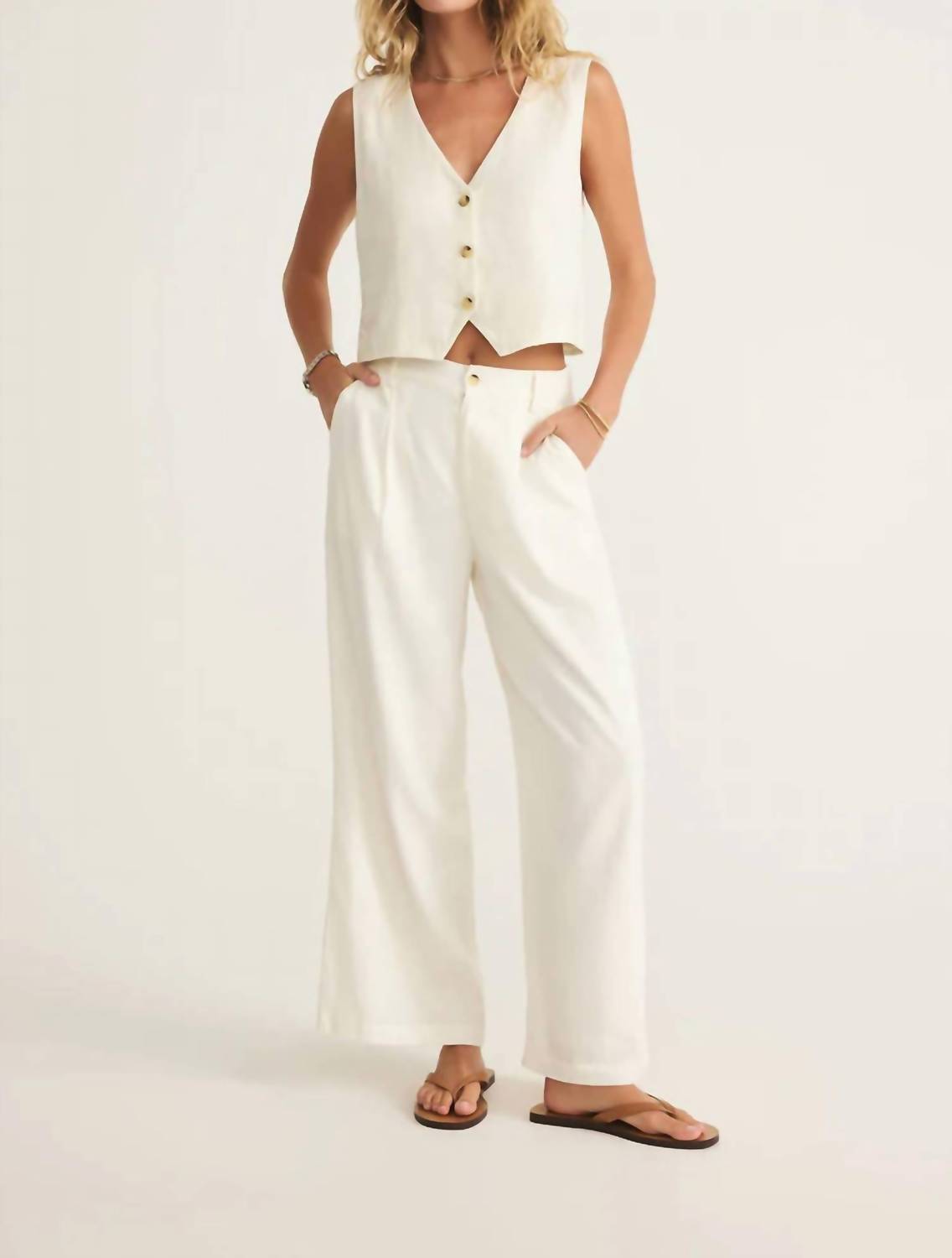 Z Supply - Women's Topanga Linen Pant