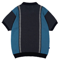 Devá States - Men's Chain Jacquard Knit Short Sleeve Polo Shirt
