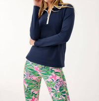 Lilly Pulitzer - Frida Half Zip Long Sleeve Top