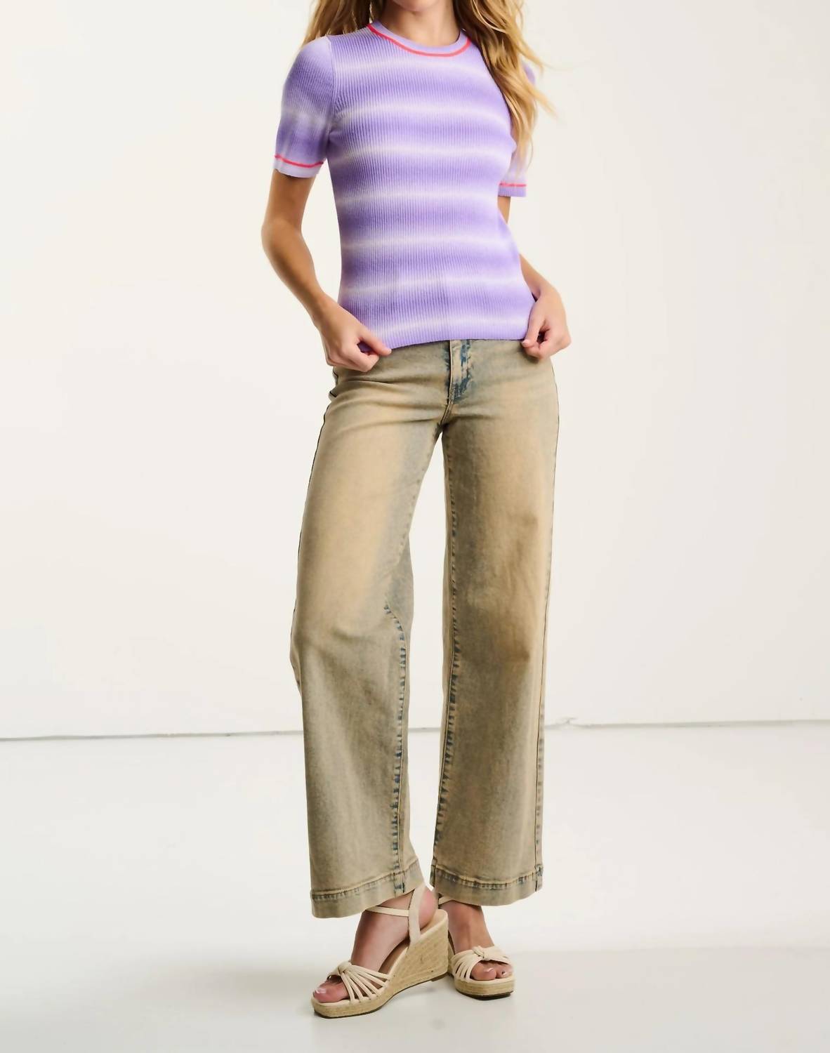 Lisa Todd - Fade In Crew Neck Knit Pullover