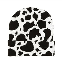 Judson & Company - Women's Western Cow Print Knit Beanie
