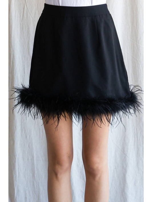 Jodifl - Feather Mini Skirt