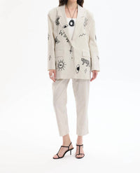 Free People - Only You Embroidered Detailed Jacket Blazer