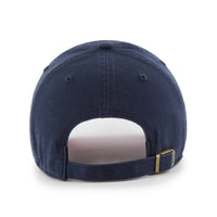’47 Men's New York Yankees Ballpark Clean Up Adjustable Cap in navy light blue - men's hat - detail view