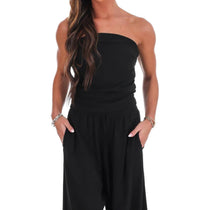 Wasabi + Mint - Women's Sandy Shores Linen Tube Top