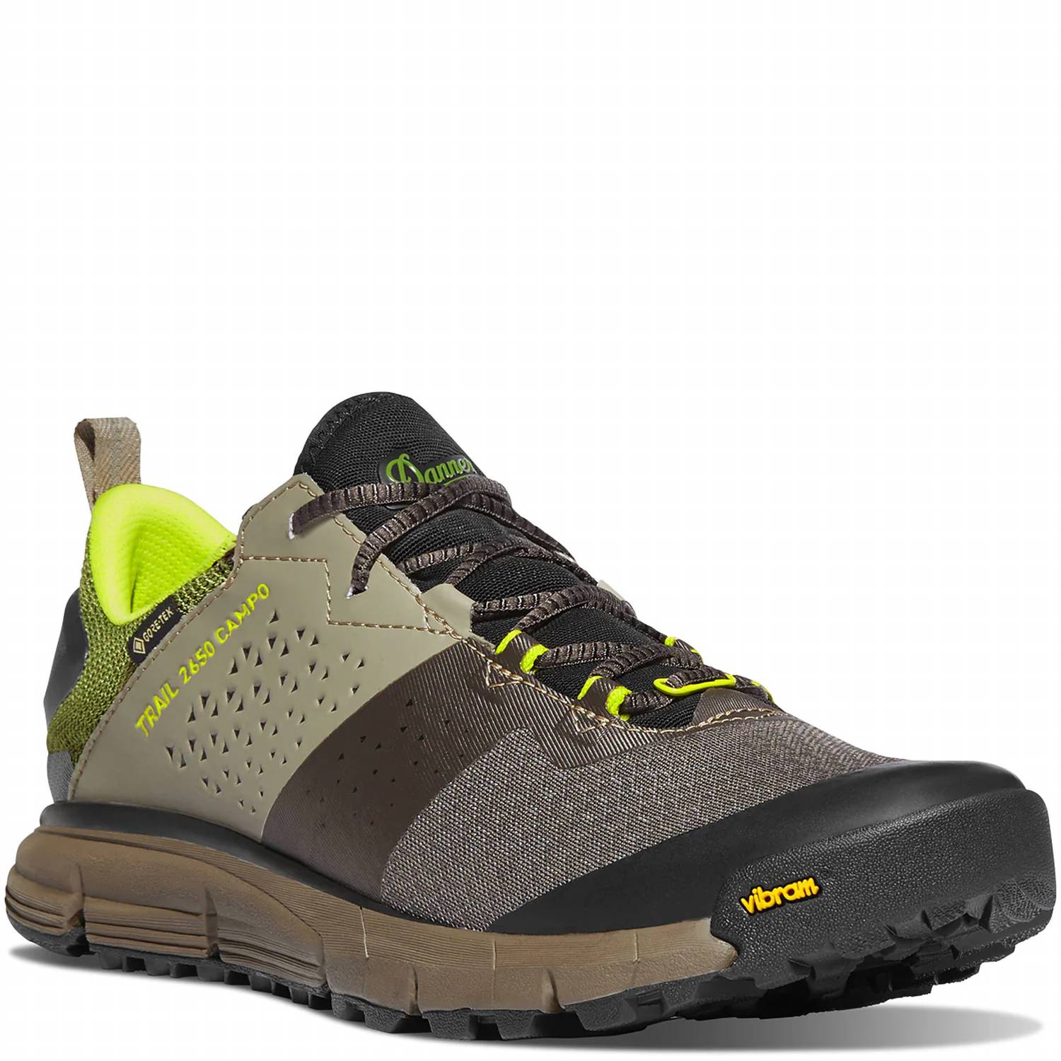 Danner Men's Trail 2650 Campo Gtx Shoes in brown meadow green - men's shoe