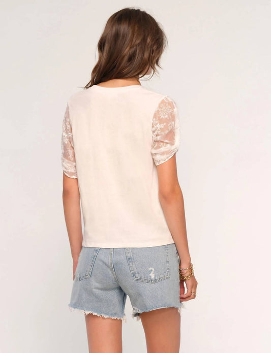 Heartloom - Caron Lace Sleeve Top