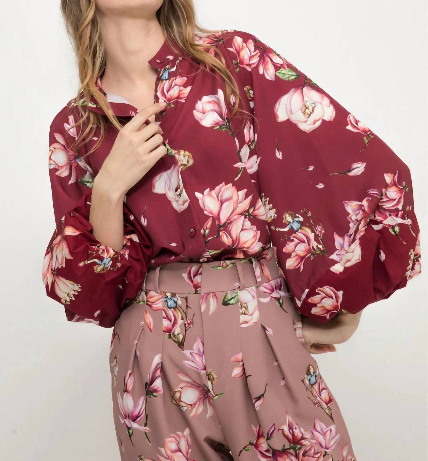 Pera Lima - Renata Flower Pattern Blouse