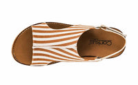 Corkys Footwear - Women's Stripped Carley Wedge Sandals