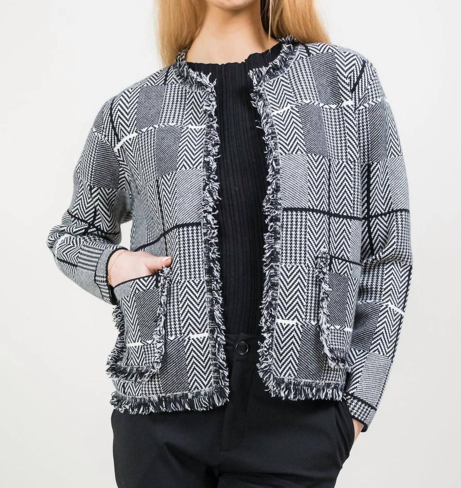 Lisette - Audrey Frayed Suit Jacket