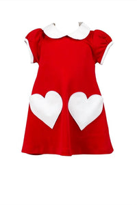 The Proper Peony - A-line Dress With Heart Pockets