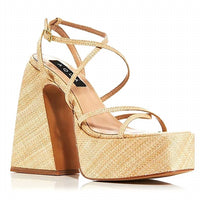 Aqua - Women's Chanc Strappy Platform High Heel Sandals