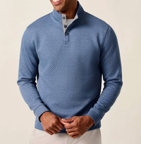 Johnnie-O - Rockwells Diamond-Quilted Henley Pullover