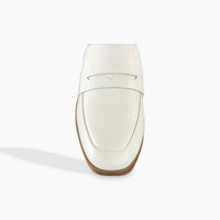 42 Gold - Yasmeen Croc Embossed Loafer