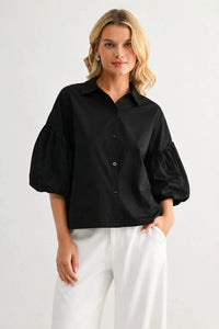 Joh - Julette Stretch Cotton Poplin Top