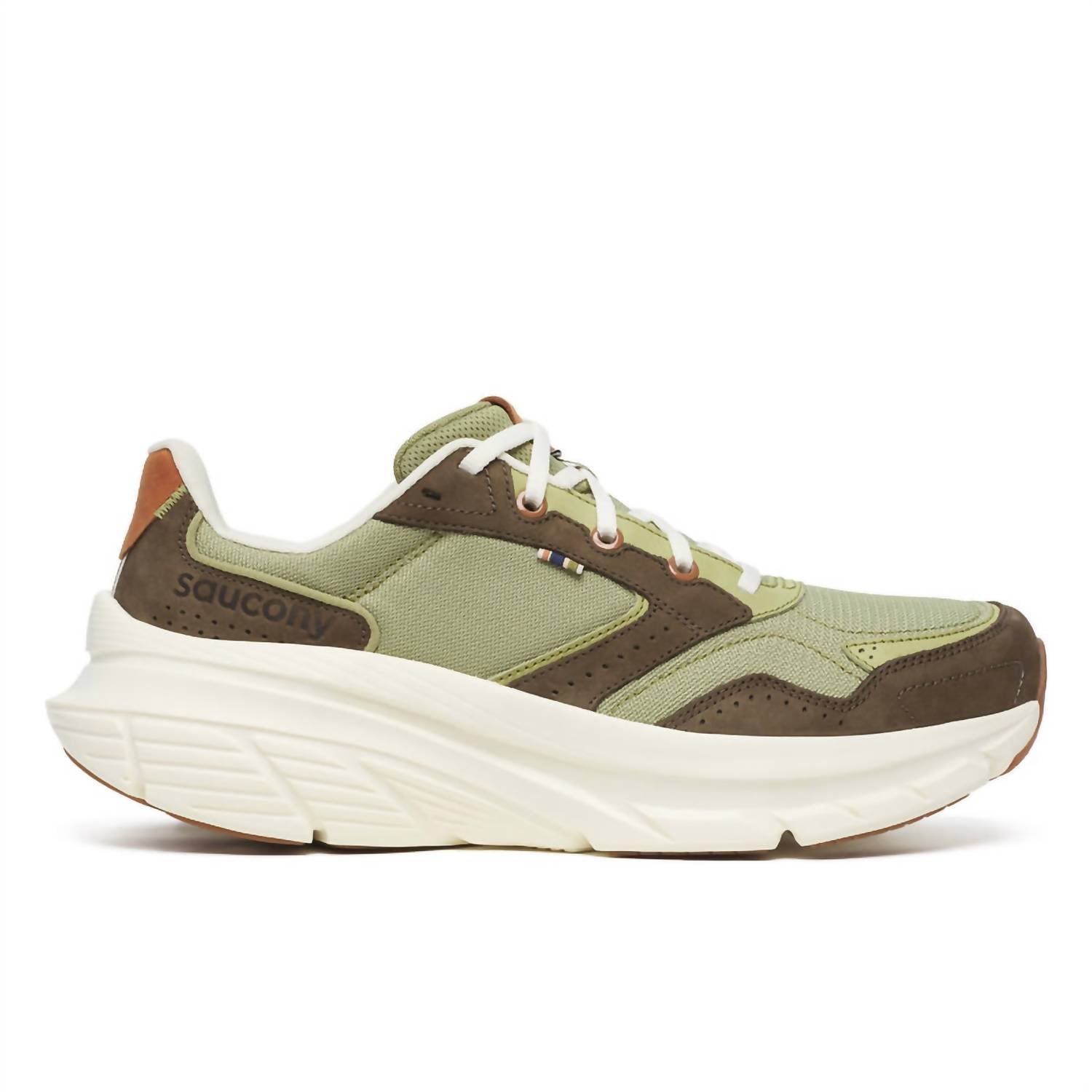 SAUCONY Men's Guide Metro Running Shoes in mosstone - men's shoe