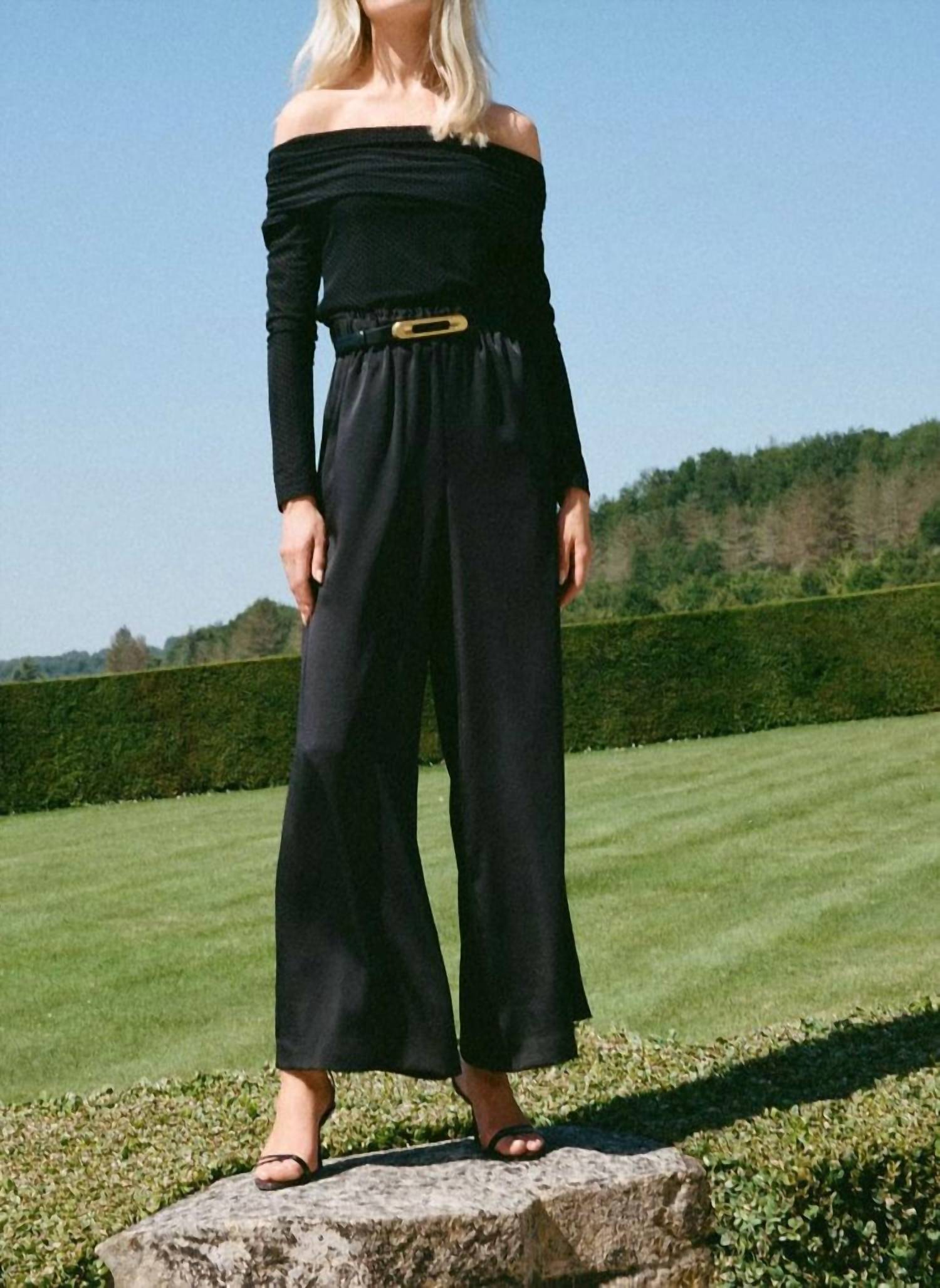 Z Supply - Isolde Wide Leg Satin Pant