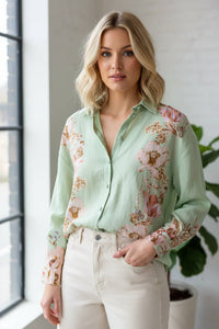 Hemant & Nandita - Poppy Long Sleeve Blouse