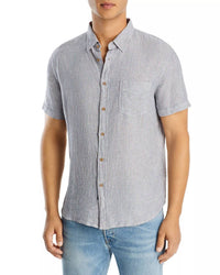 Rails Carson Top in chambray red stripe - men's t-shirt