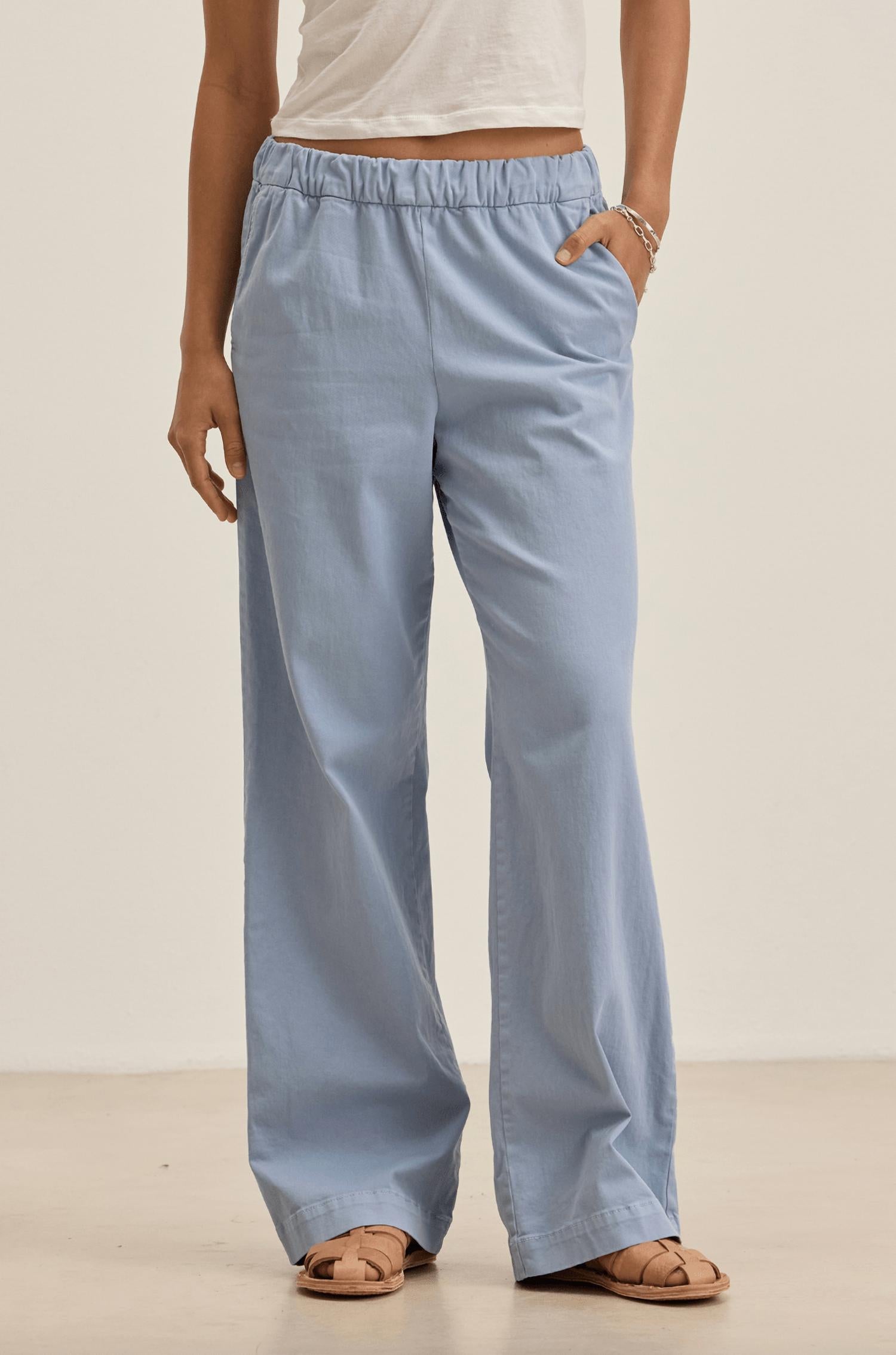 Velvet By Graham & Spencer - Naya Cotton Twill Pant