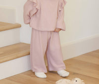 Quincy Mae - Girl's Ruffle Cozy Set
