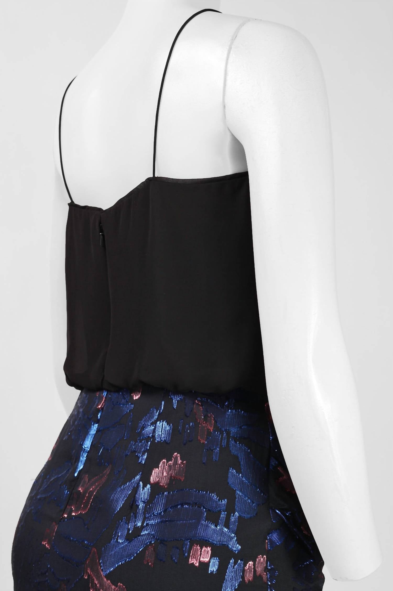 Aidan Mattox - Blouson Metallic Dress