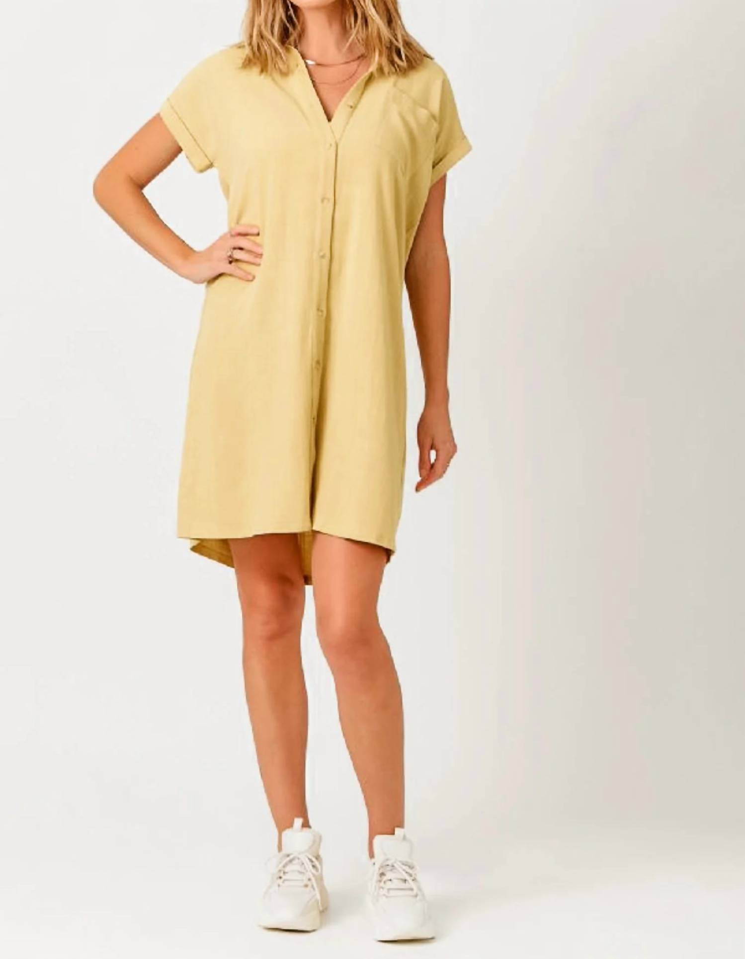 Mystree - Linen Blend Dress