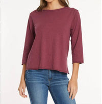 Mododoc - Waffle Mix Open Crewneck Tee