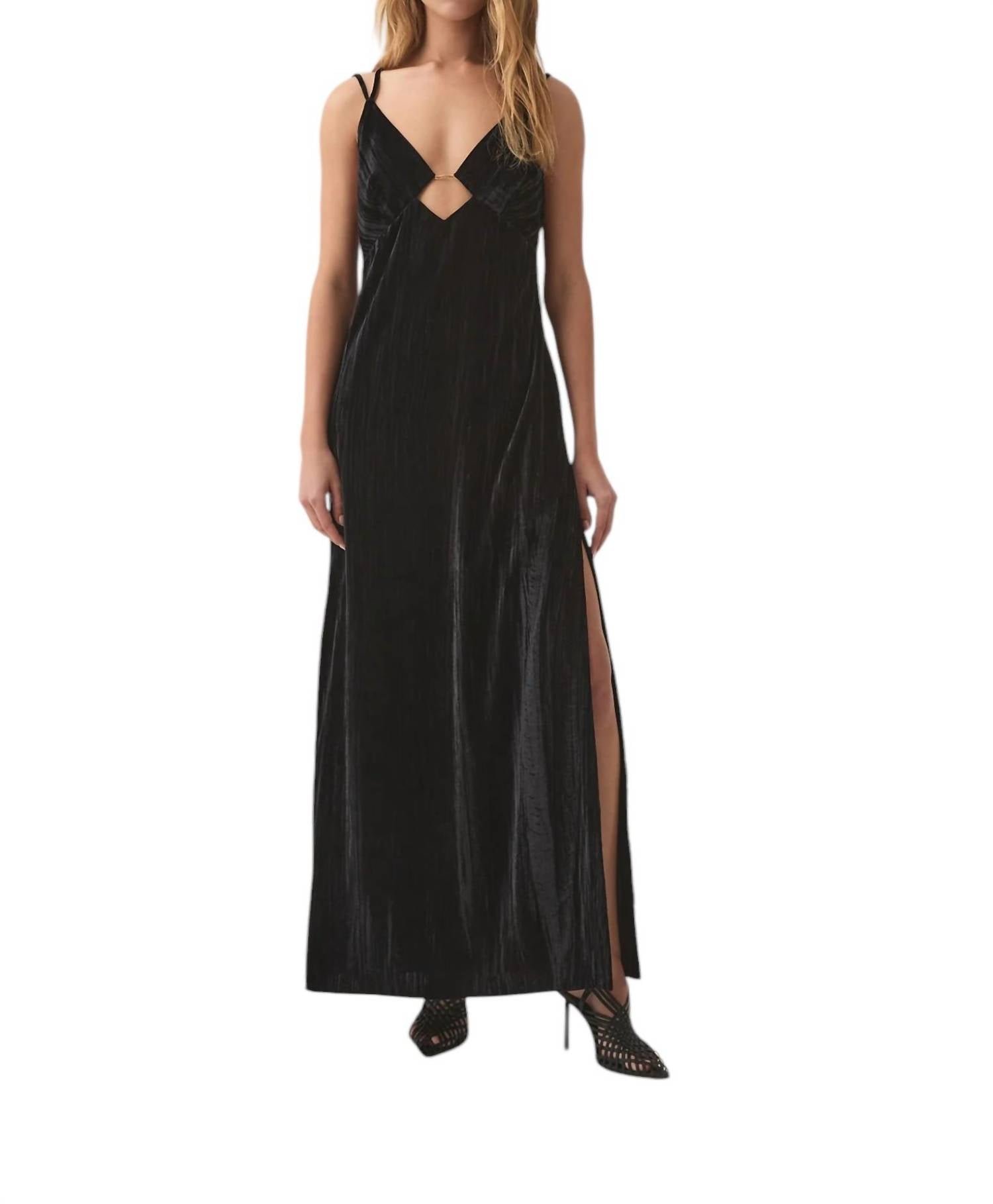 Aje. - Moonbow Velvet Maxi Dress