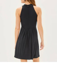 Lilly Pulitzer Wisteria Mini Dress in noir - women's dress - alternate view