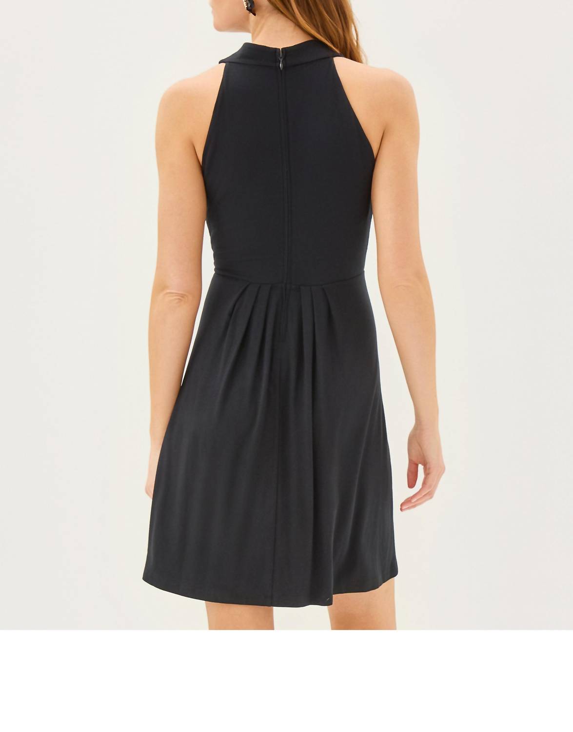 Lilly Pulitzer Wisteria Mini Dress in noir - women's dress - alternate view