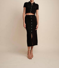 Hevron Arlet Cardigan in black - women's cardigan