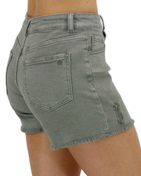 Grace And Lace - Casual Colored Denim Shorts