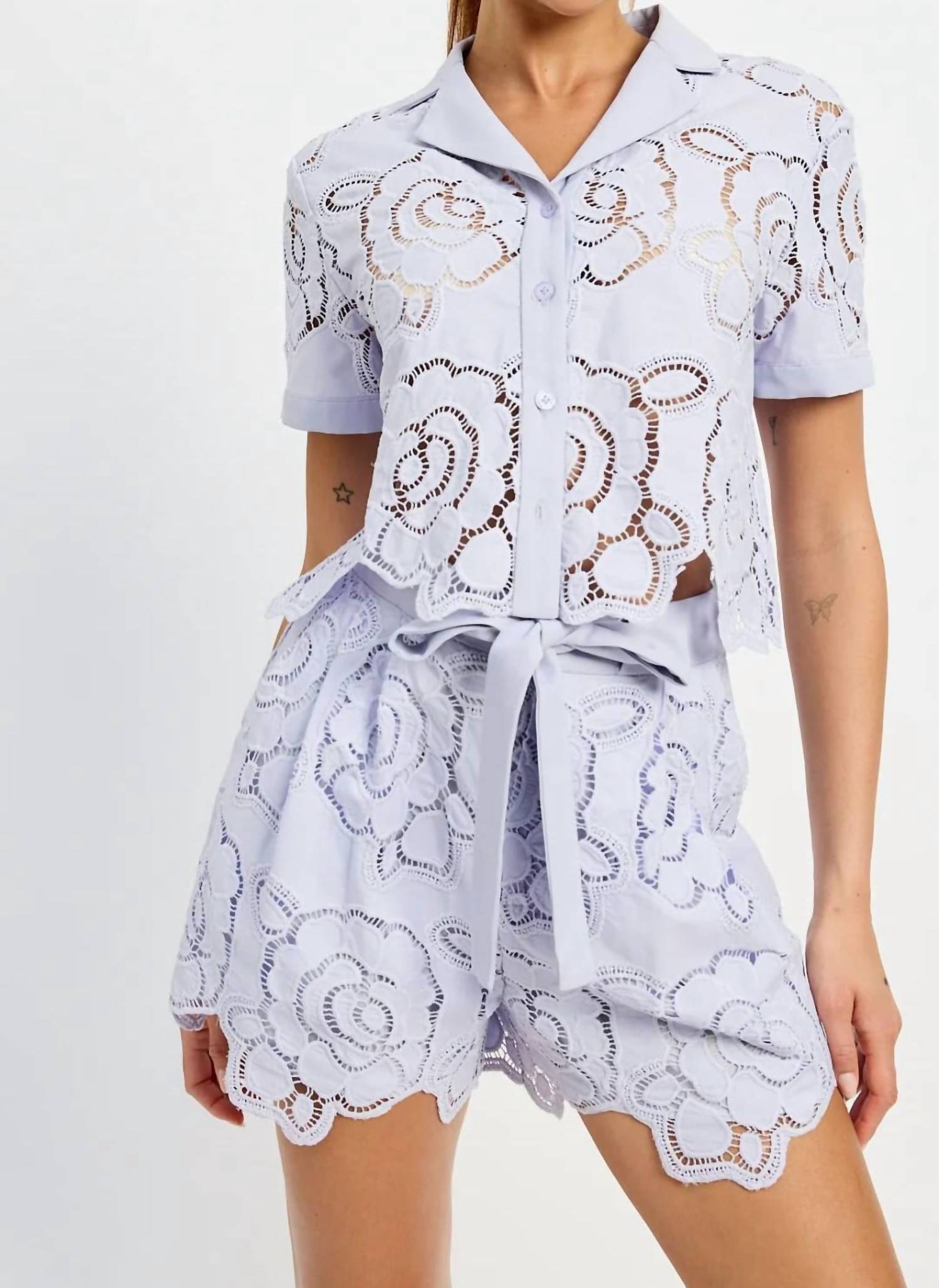 En Saison - Brynlee Belted Shorts