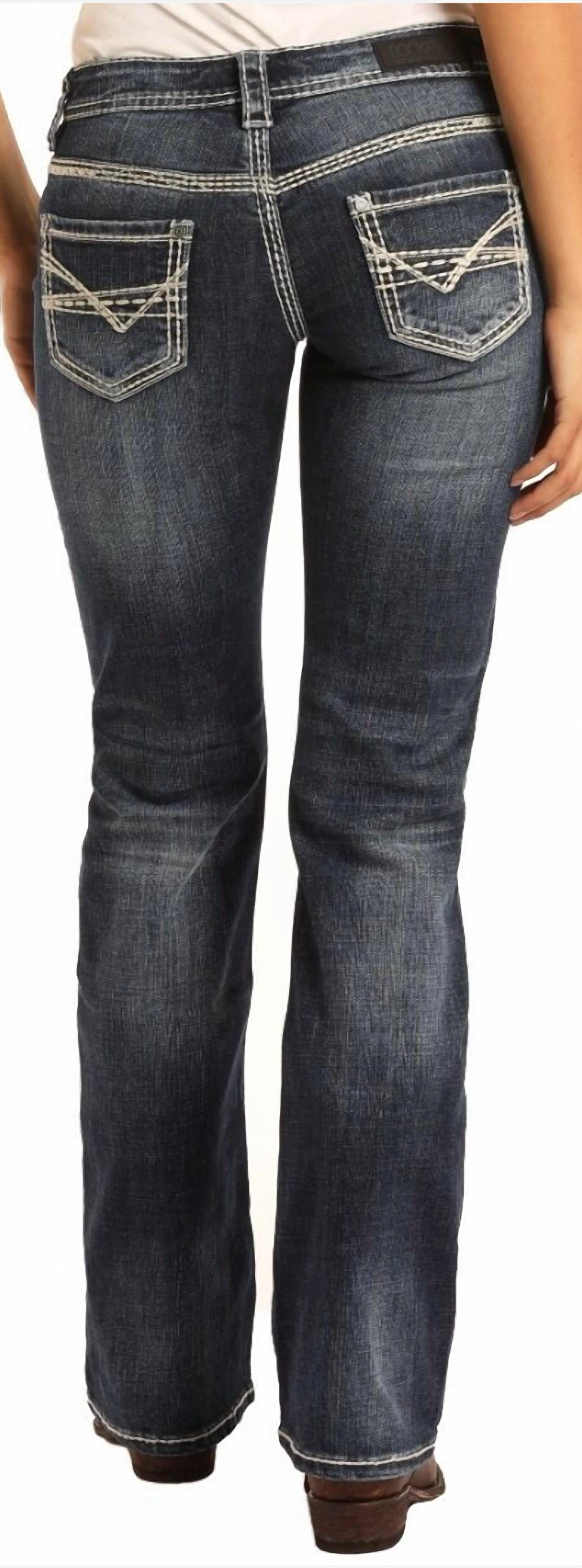 Rock & Roll Denim - Cowgirl Midrise Bootcut Riding Jeans