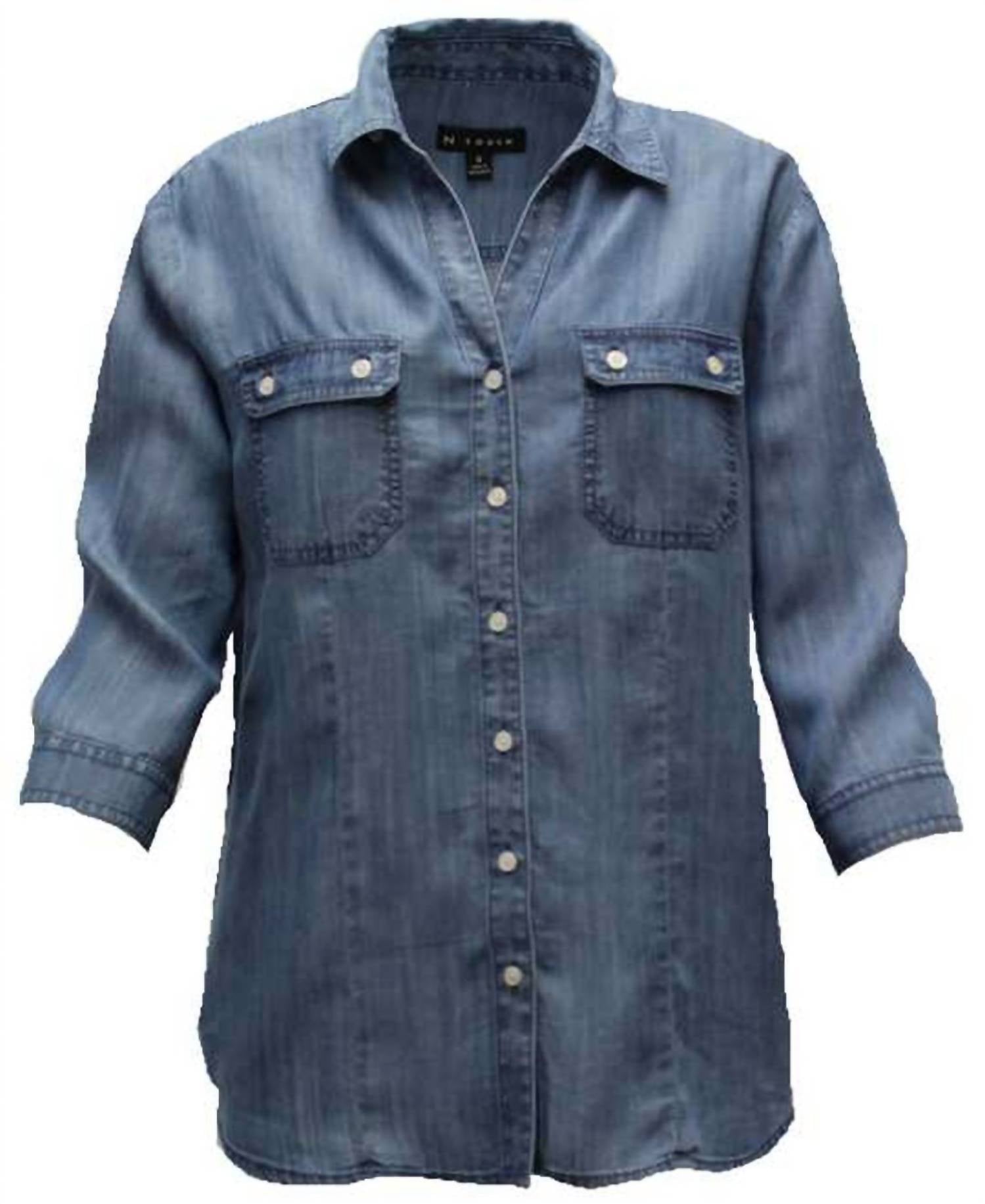 N Touch - Women's Tencel Denim Shirt