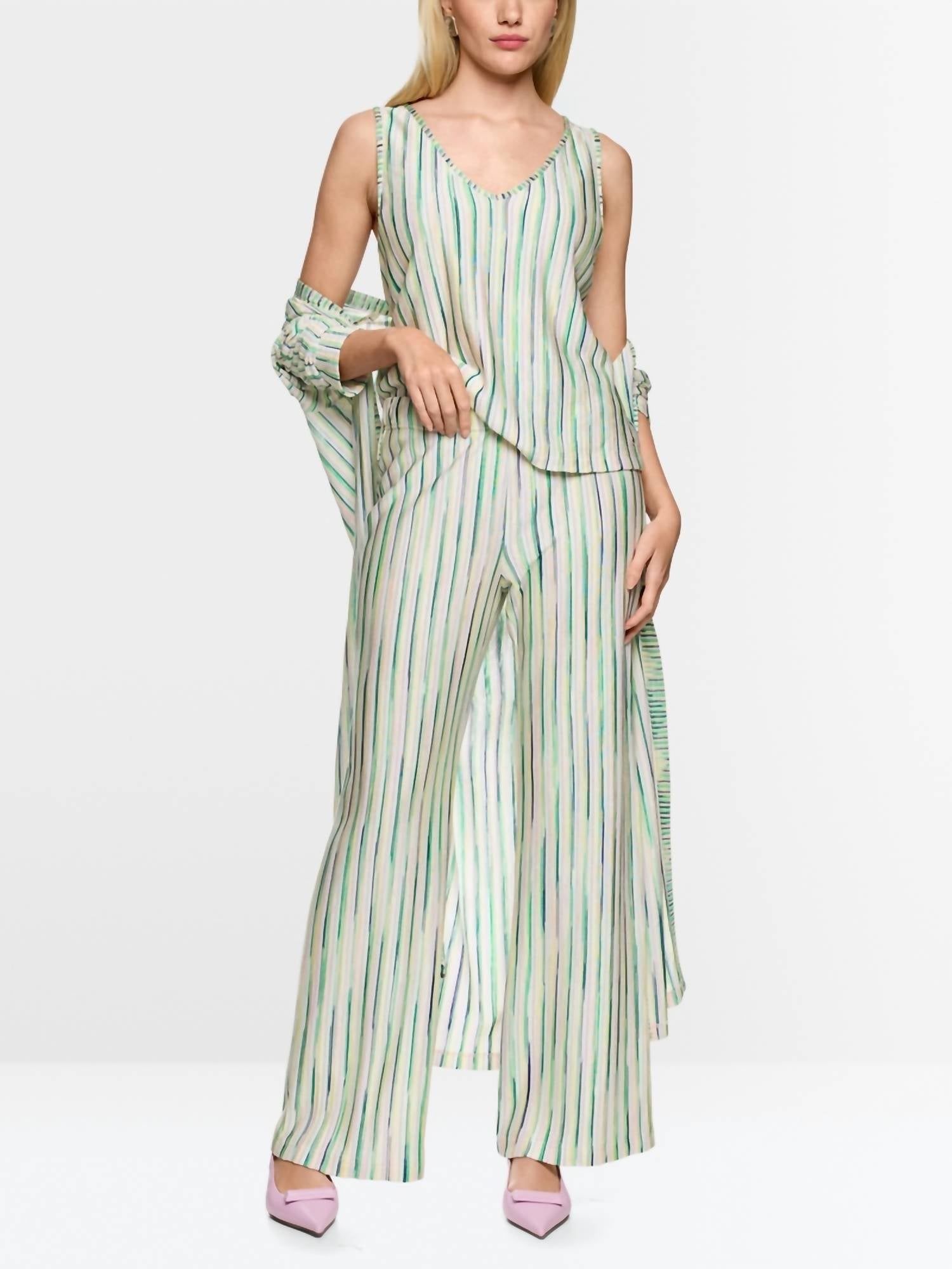 Marc Cain - Knitted striped top