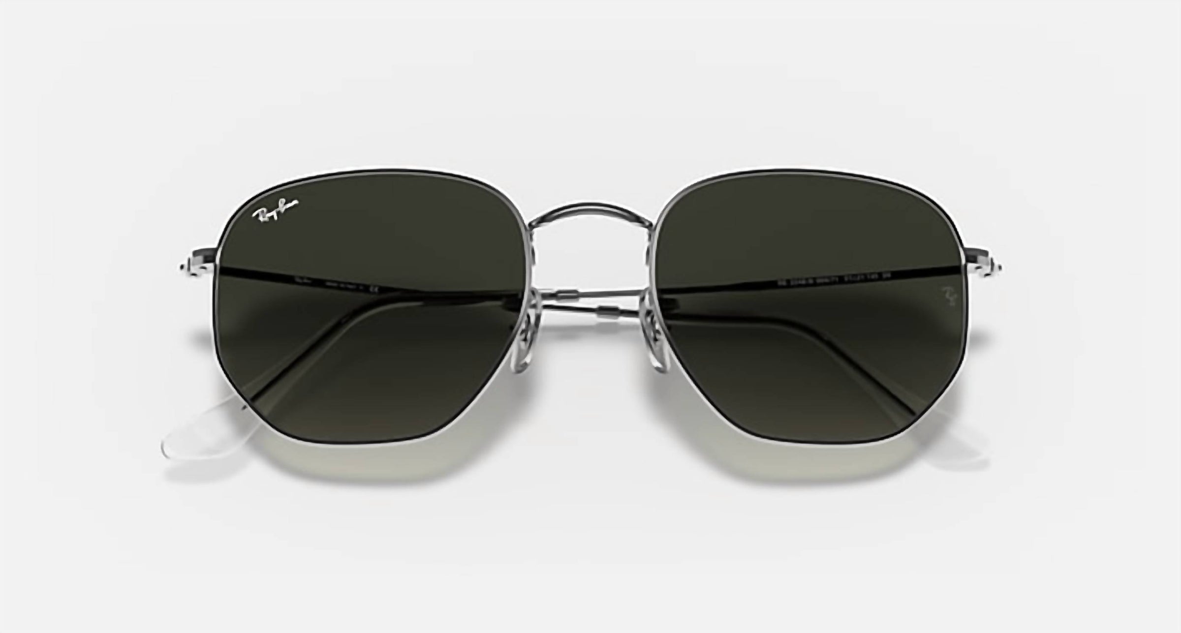 Ray Ban - Hexagonal Flat Lens Medium Non Polarized Sunglasses Rb3548n 004/71