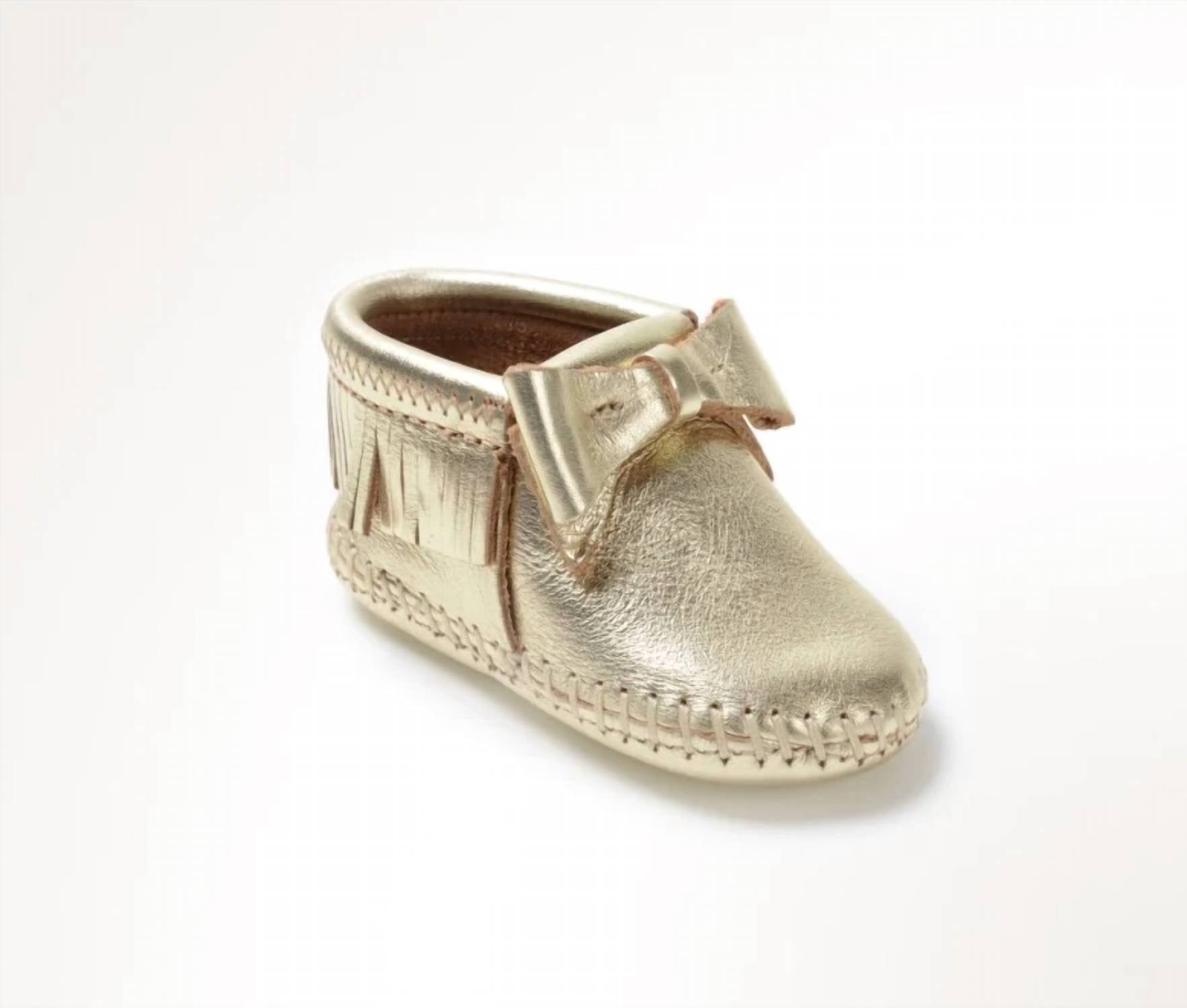Minnetonka - Girl's Rosie Metallic Leather Bootie