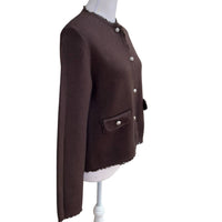Miss Carla - Women's Fringe Edge Cardigan Jacket