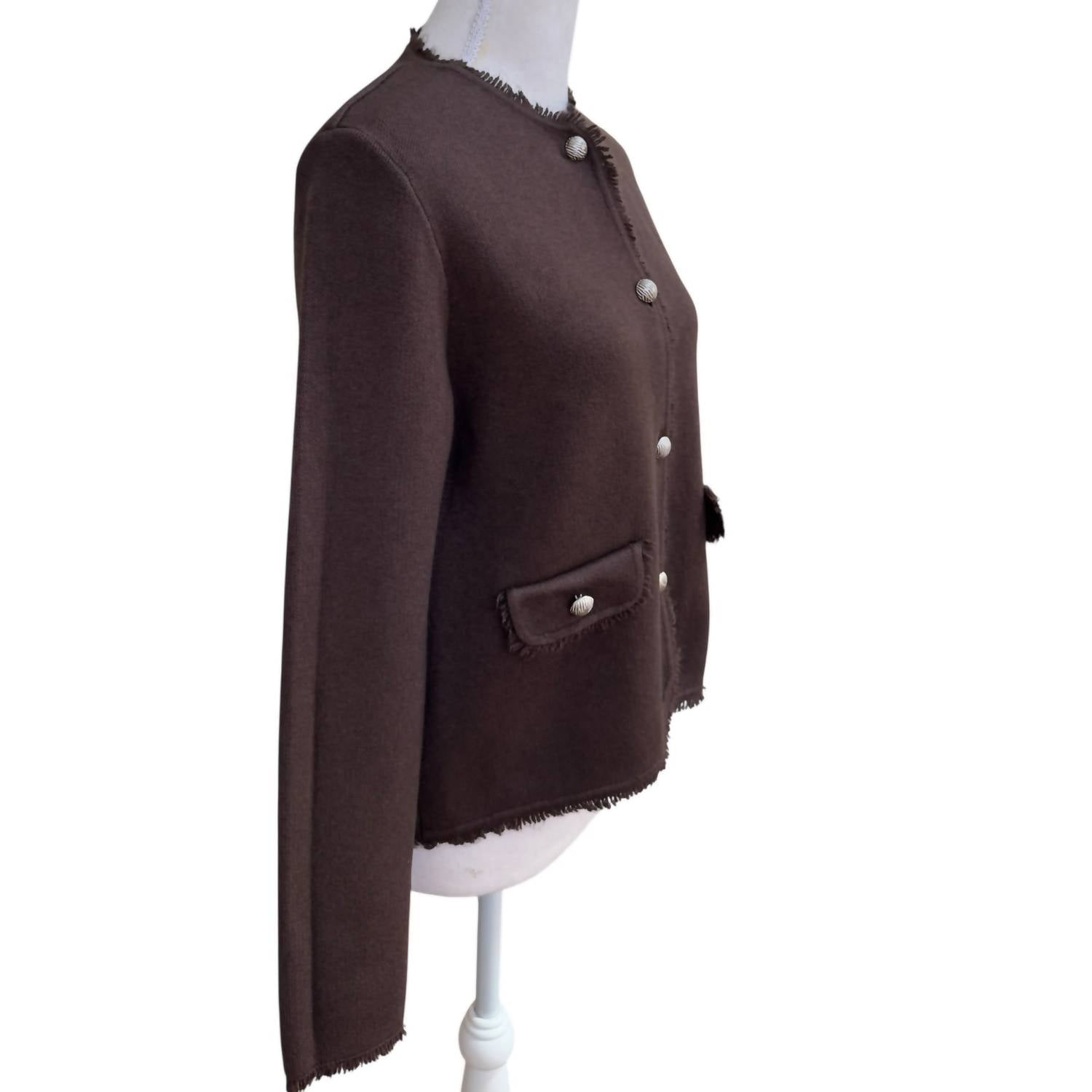 Miss Carla - Women's Fringe Edge Cardigan Jacket
