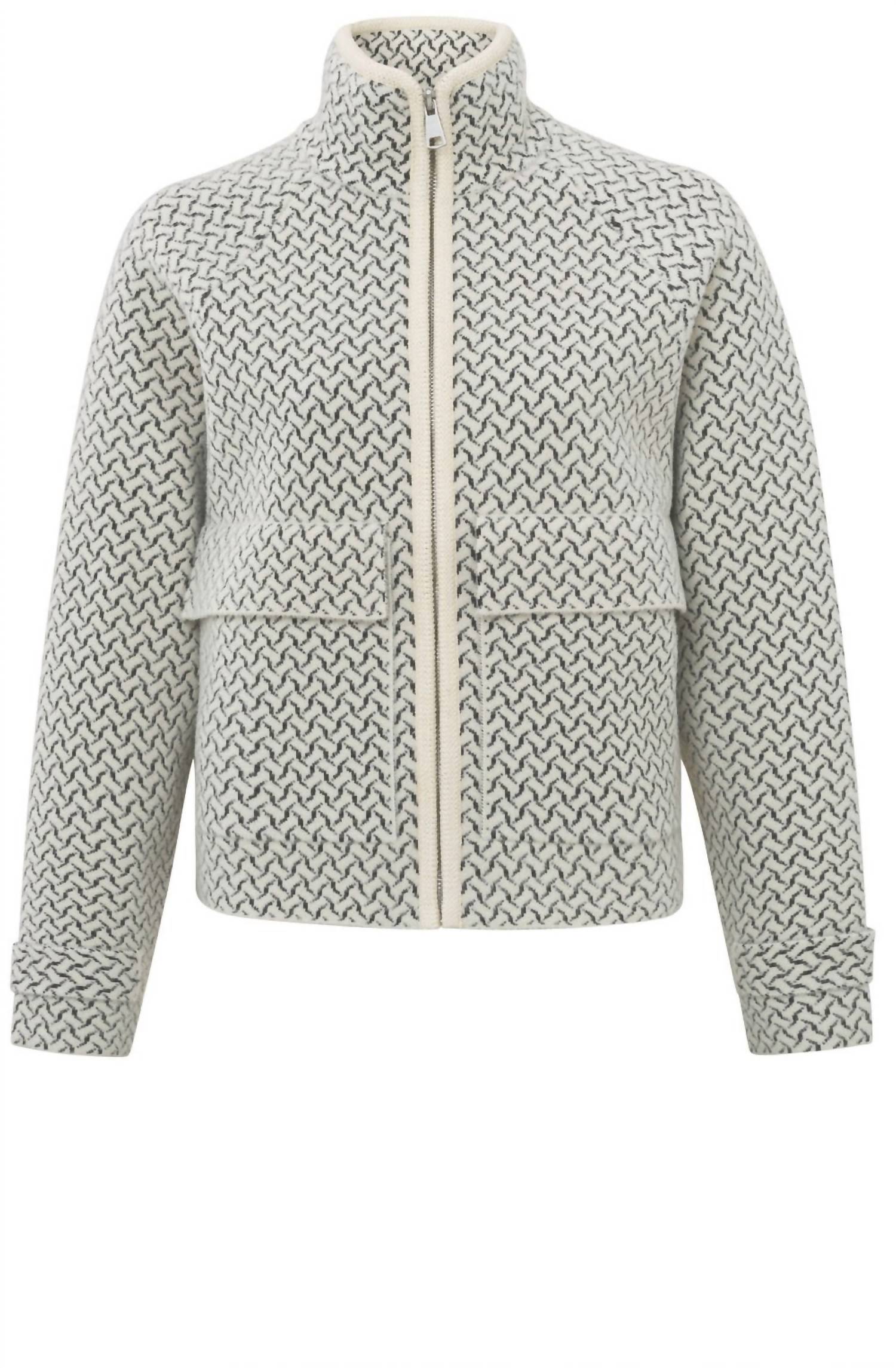 Bucketlist - Patterned Zip-up Jacket