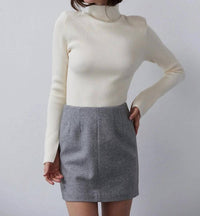 Crescent - Lyla Wool Tweed Skirt