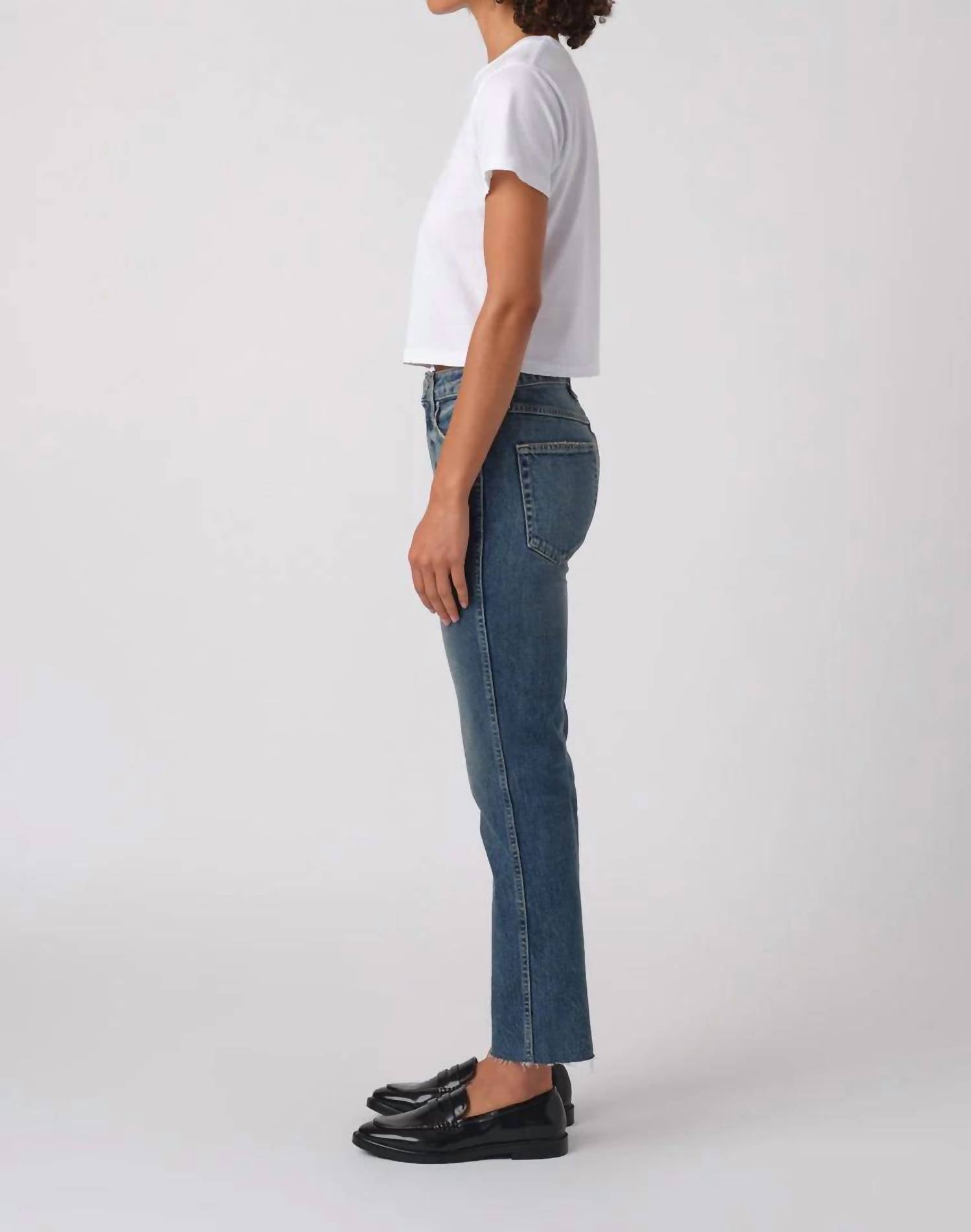 Amo - Chloe Crop High Rise Jeans
