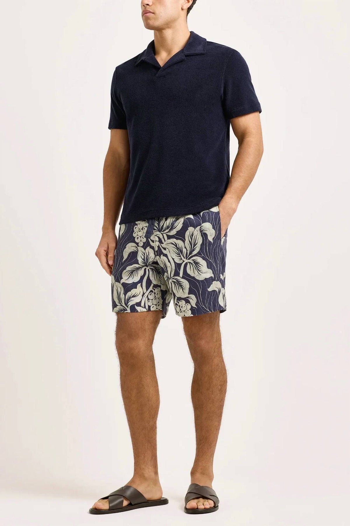 Orlebar Brown - Men's Alex Linen Petralis Short