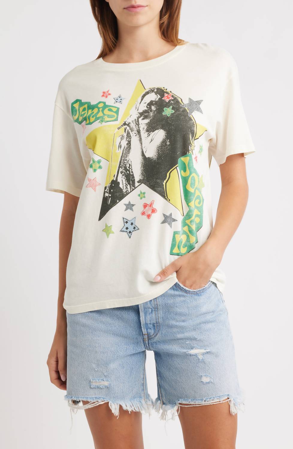 Daydreamer - Janis Joplin Scrapbook Art Tee